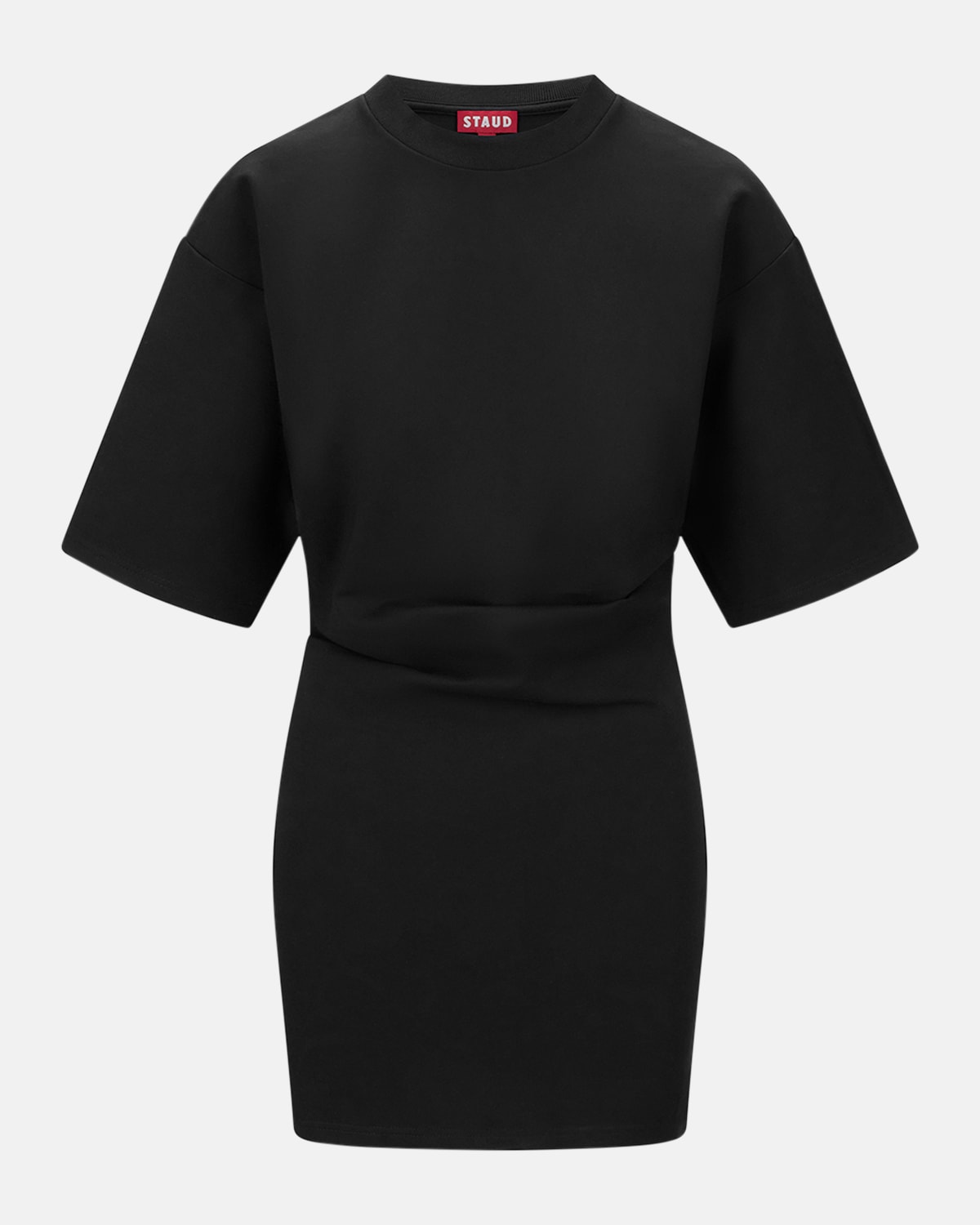 Staud Truman Mini Dress In Black In Black