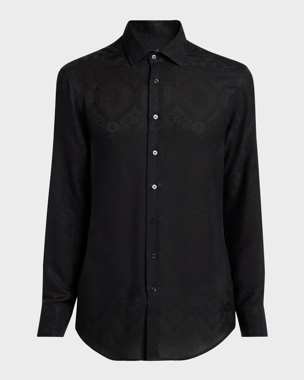 Etro Men's Floral Silk Sport Shirt
