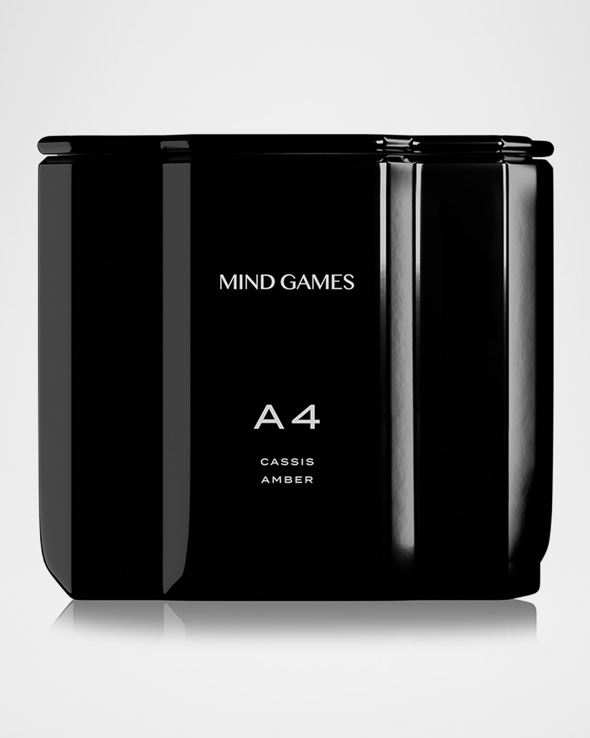 Mind Games A4 Black Queen Cassis Amber Luxury Candle, 10 Oz.