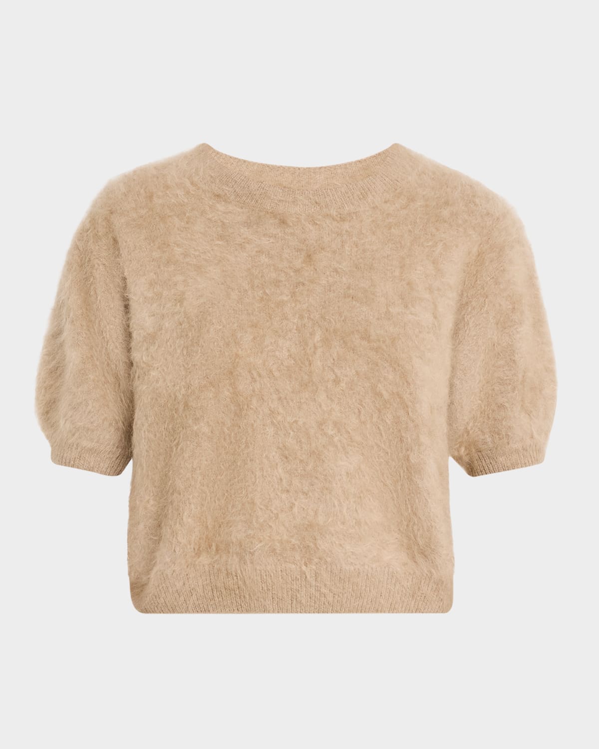Juniper Cropped Brushed Cashmere Sweater