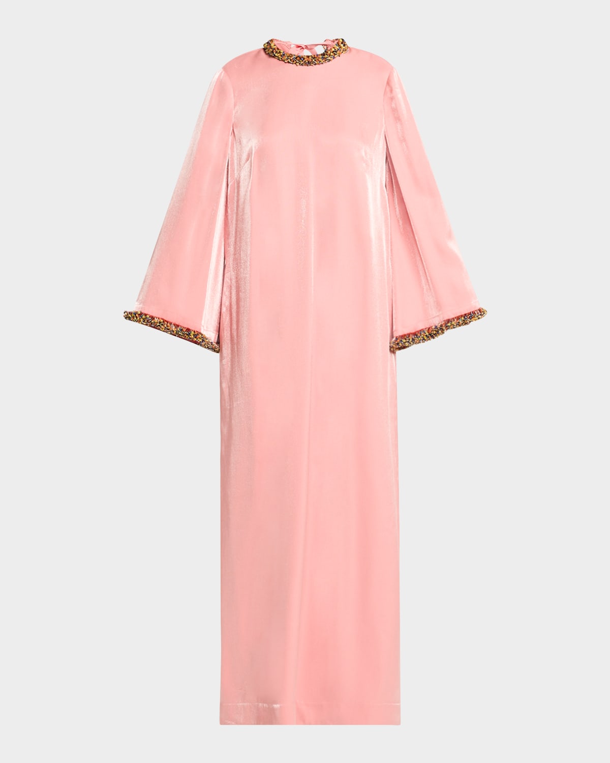 ALEMAIS ORION BEADED TRIM GOWN 