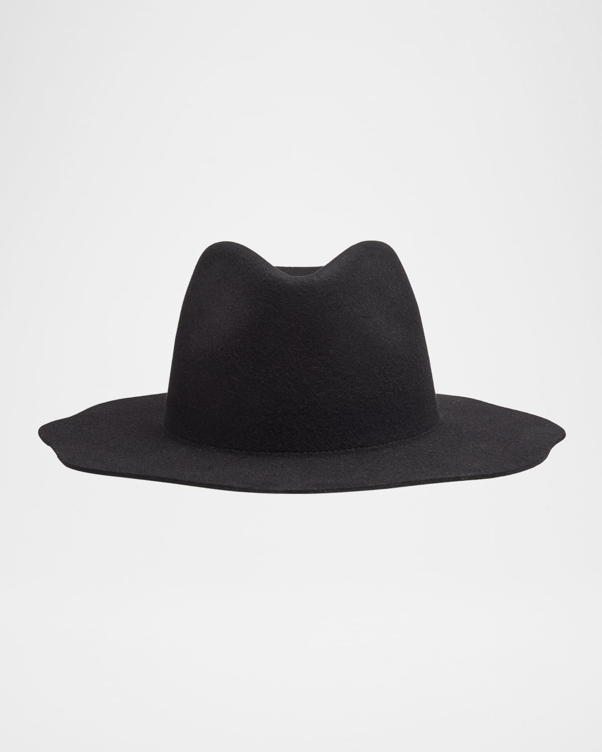Emilio Embroidered Wool Fedora