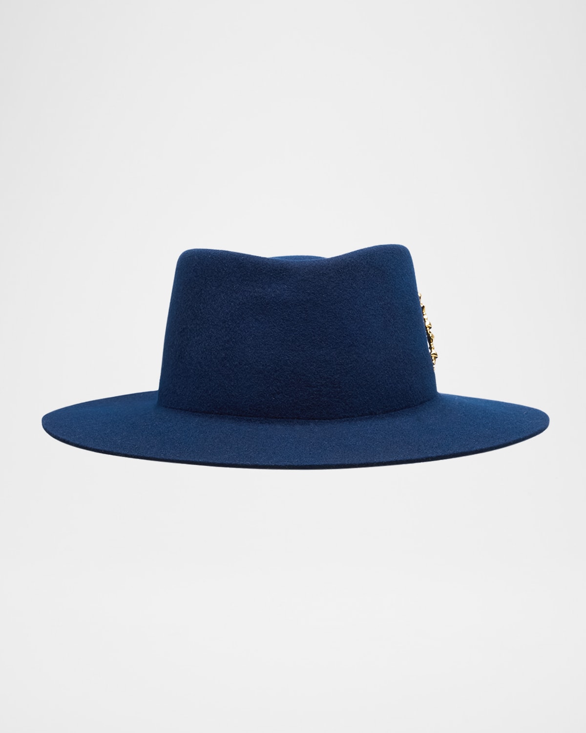 Moana Wool Fedora W/ 14-Karat Pin