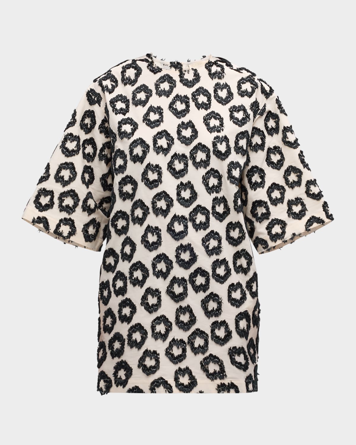 Ulla Johnson Remy Fil Coupe Taffeta Tunic Top In Lunar