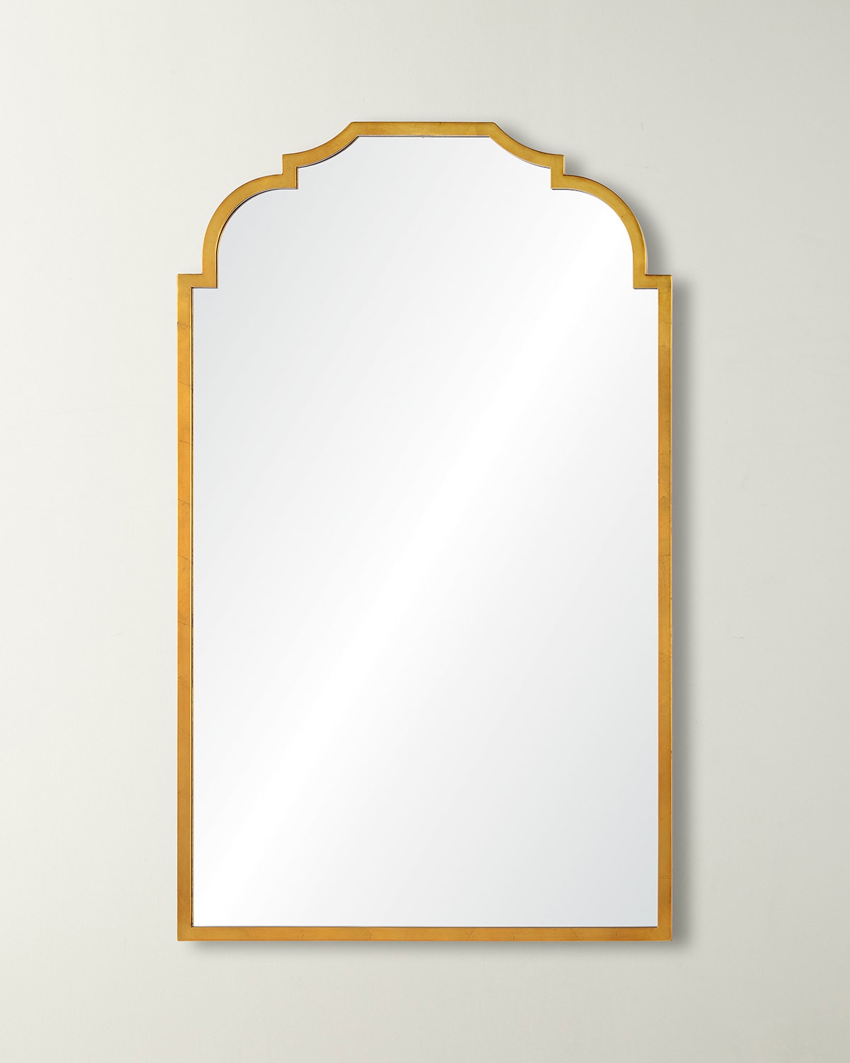 Mirror Home Hand-welded Iron Mirror 48" In Gold