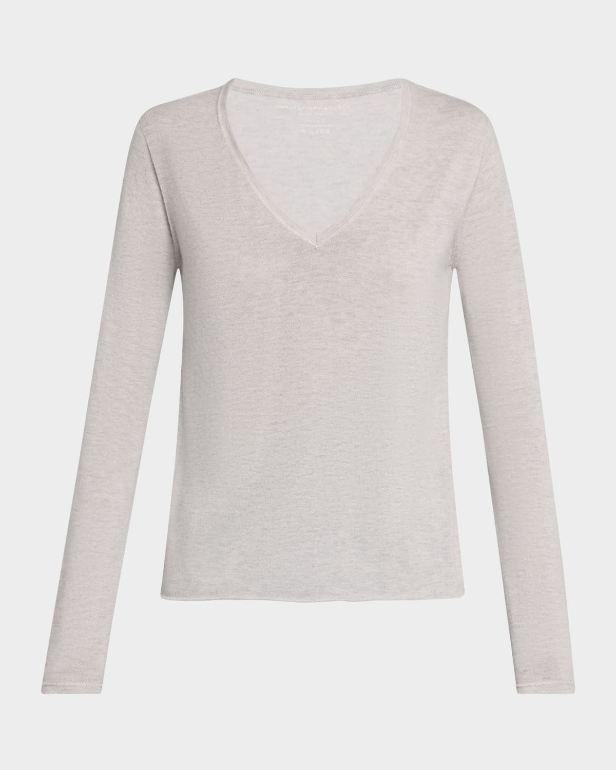 Majestic Machine Washable Cashmere V-neck Pullover