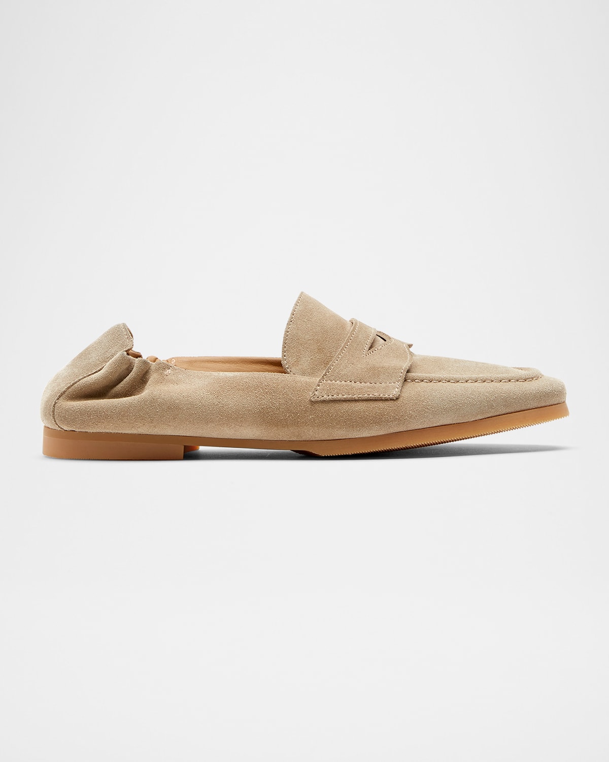 Kitson Suede Penny Loafers