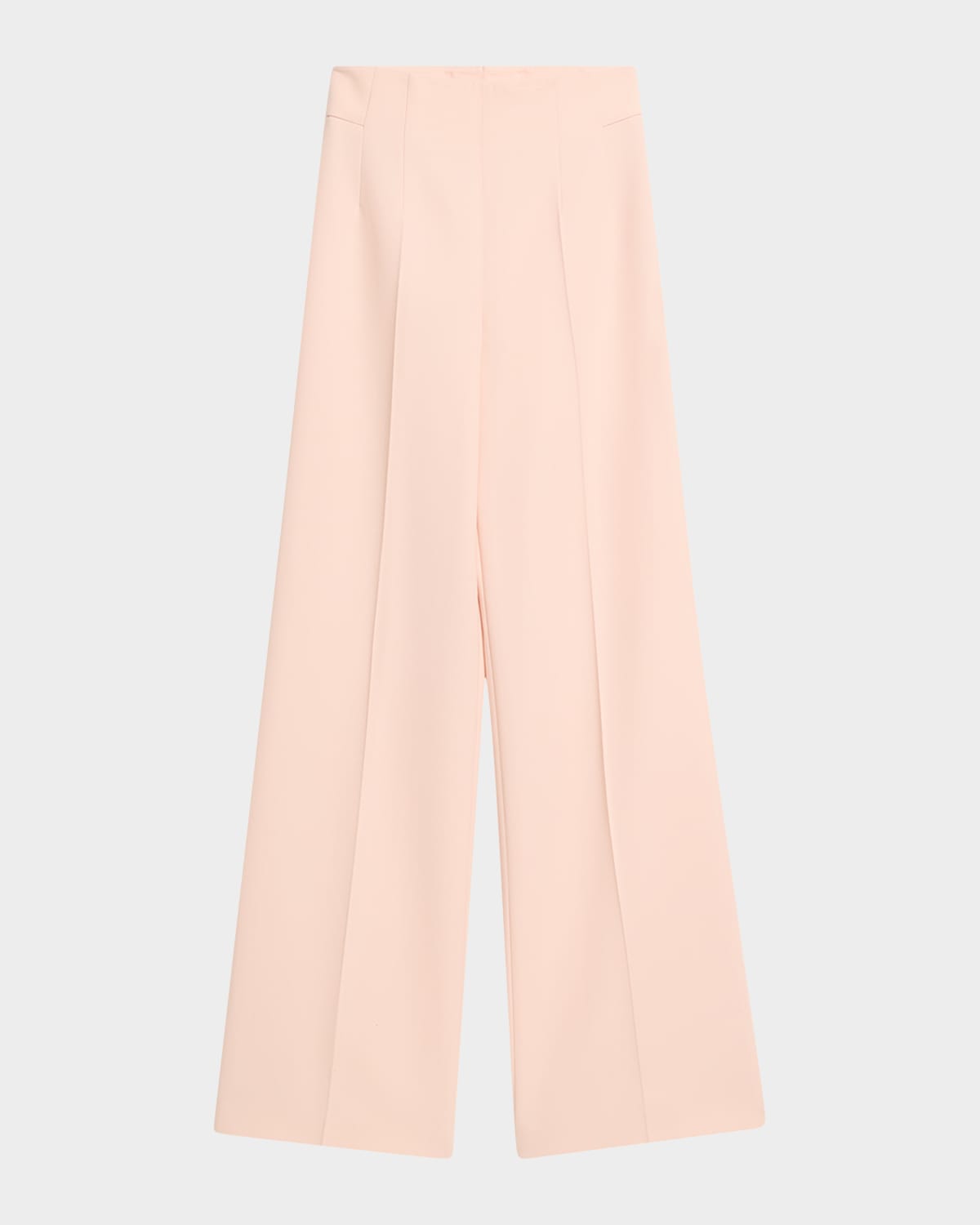 Akris Fiyuki Double-face Wool Pants In Pale Pink