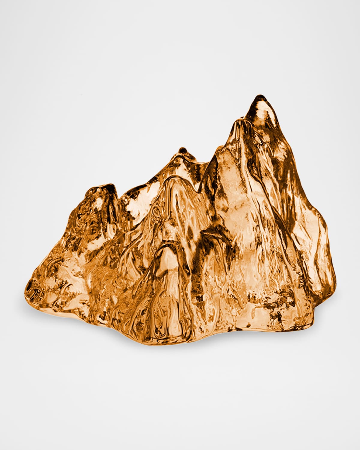 Kosta Boda The Rock Votive In Bronze