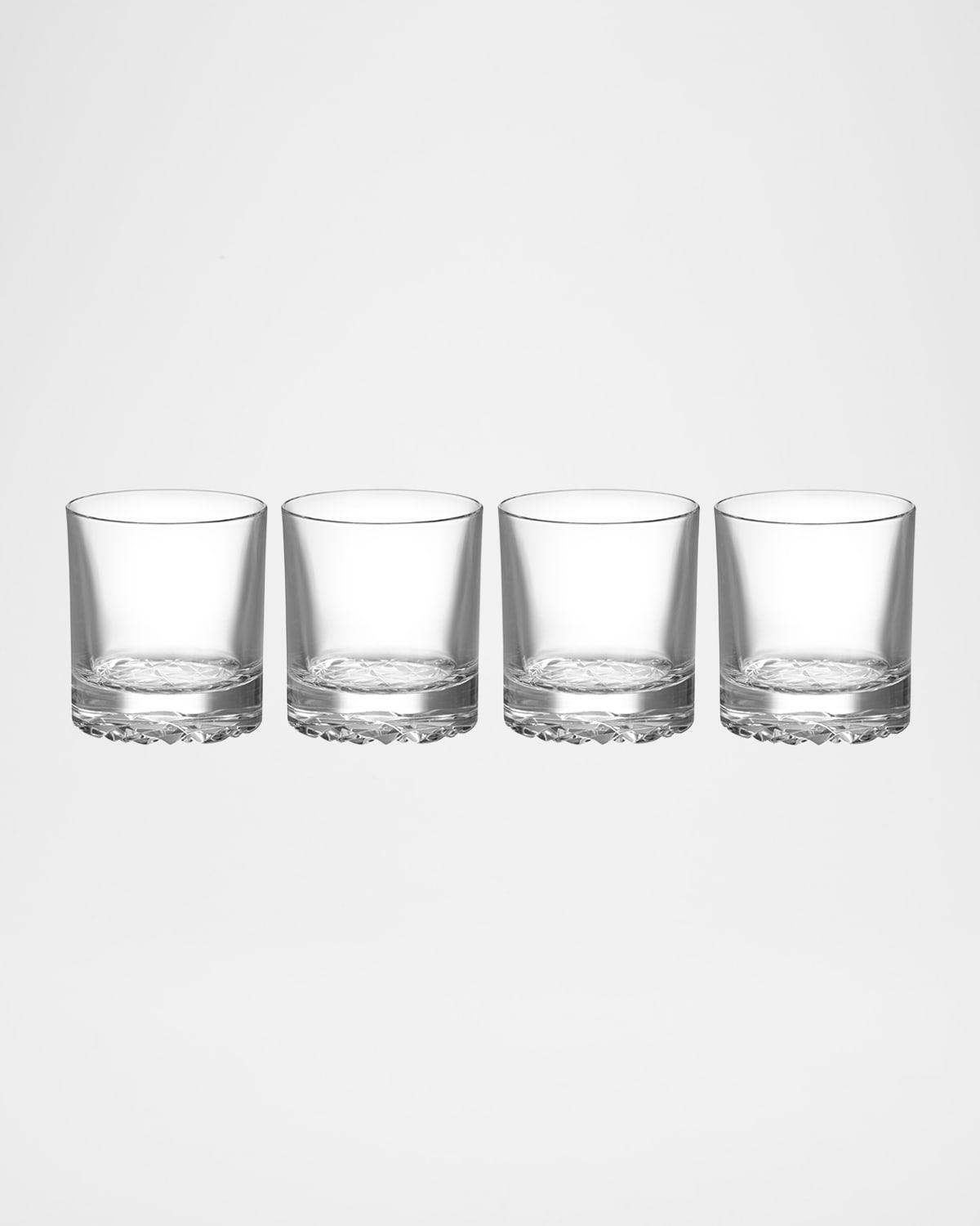 Orrefors Erik Set Of 4 Double Old Fashioned Glasses In Clear