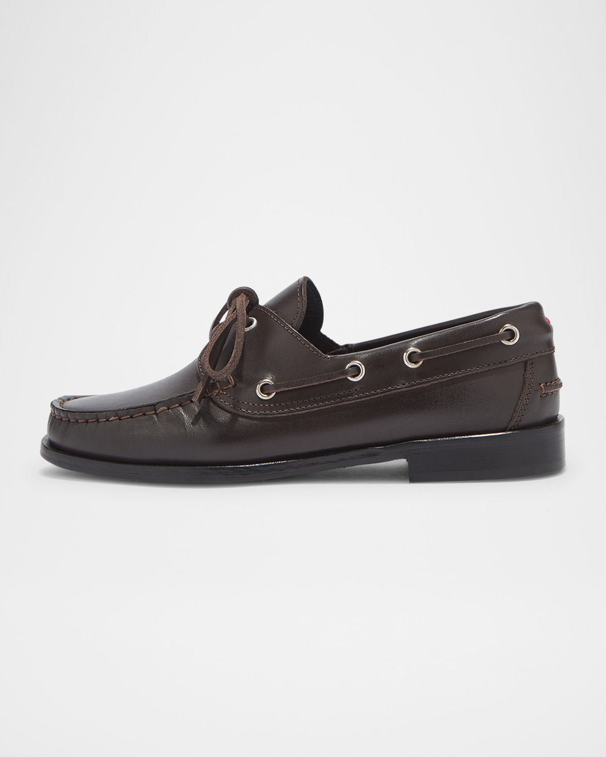 Harris Calfskin Lace-Up Loafers