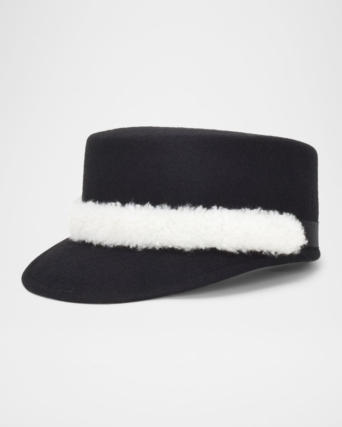 Ryan Rabbit Hair & Sheep Shearing Fur Newspaper Cap