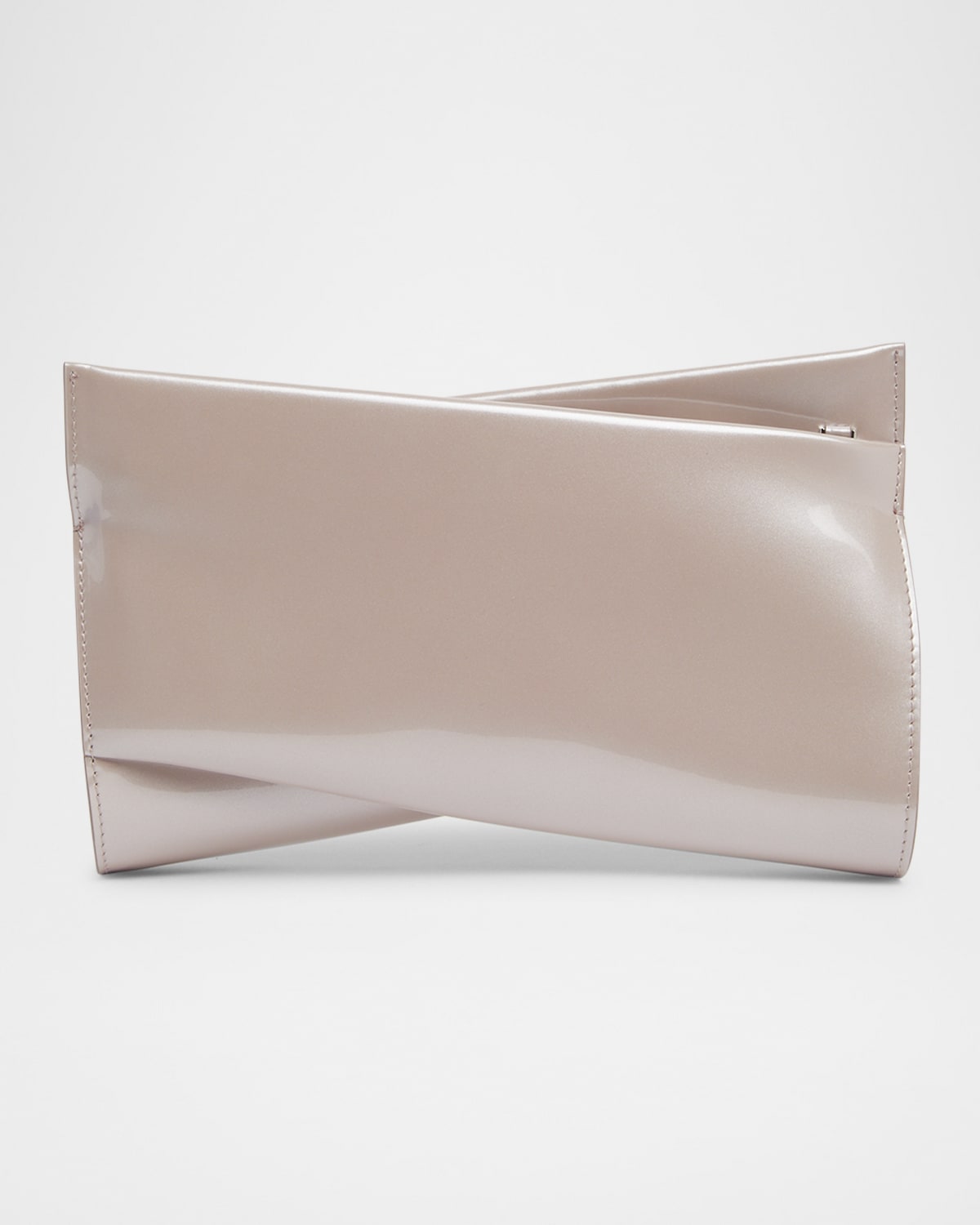 Loubitwist Small Patent Leather Clutch Bag