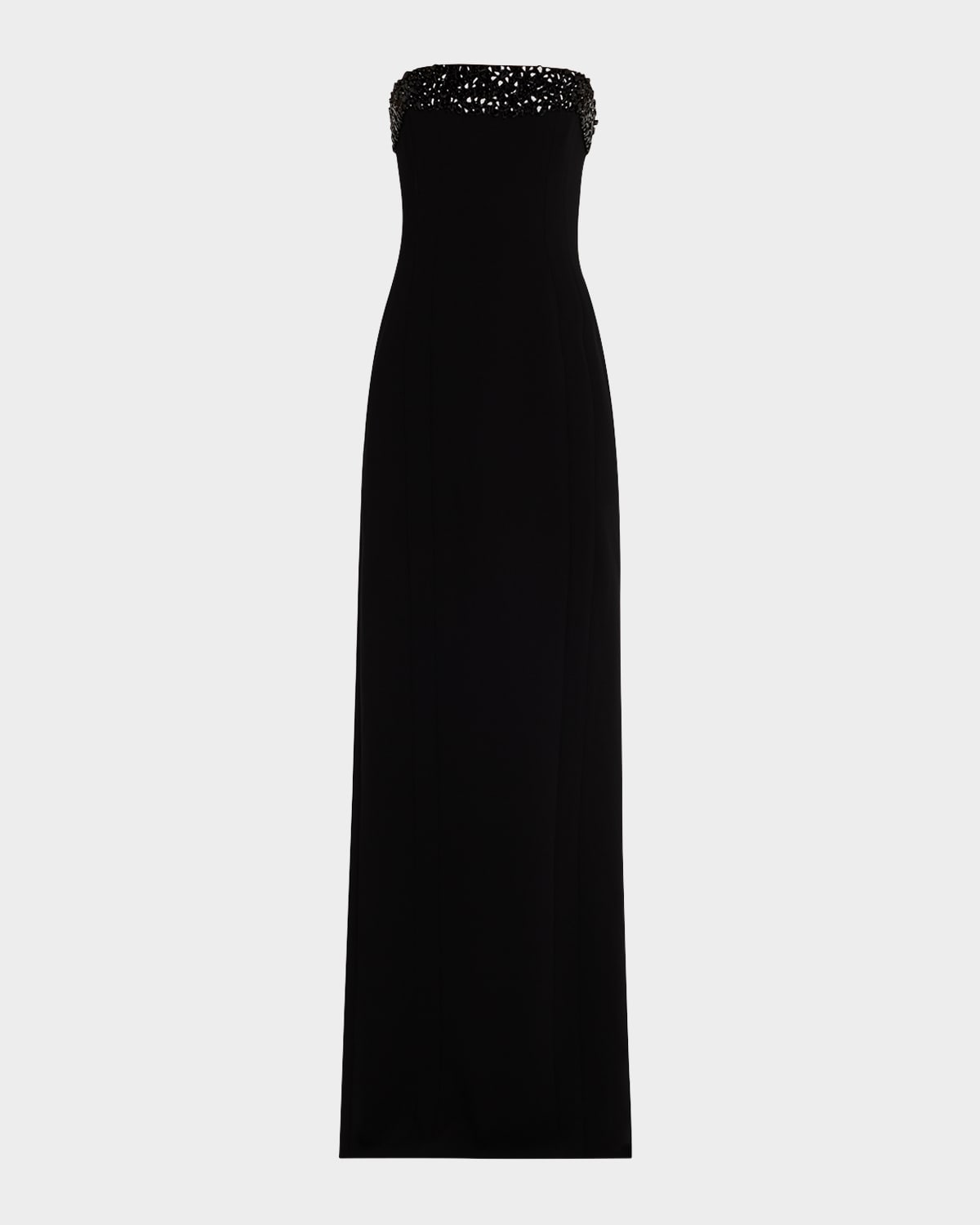 Elizabeth Embellished Strapless Gown