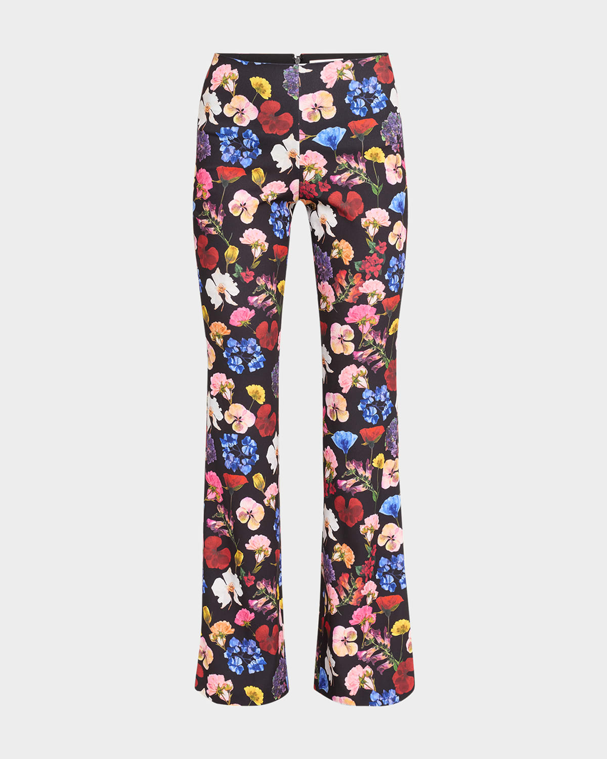 ALICE AND OLIVIA TIMELESS BLOSSOM RMP BOOTCUT PANTS 