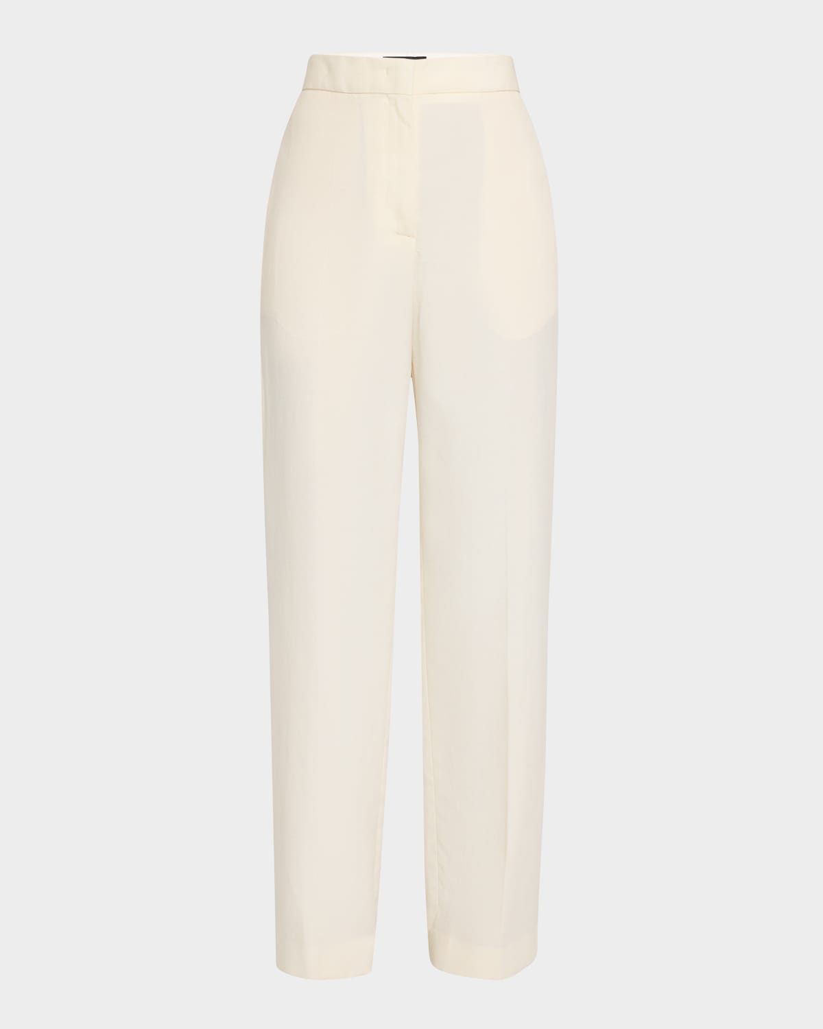 Fabiana Filippi Mid-rise Straight-leg Trousers In Vaniglia