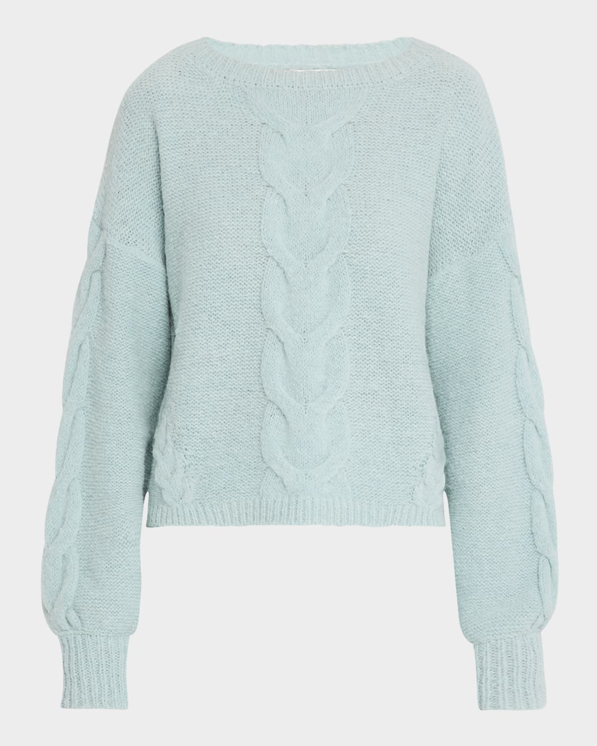 Vaida Cable-Knit Crewneck Sweater