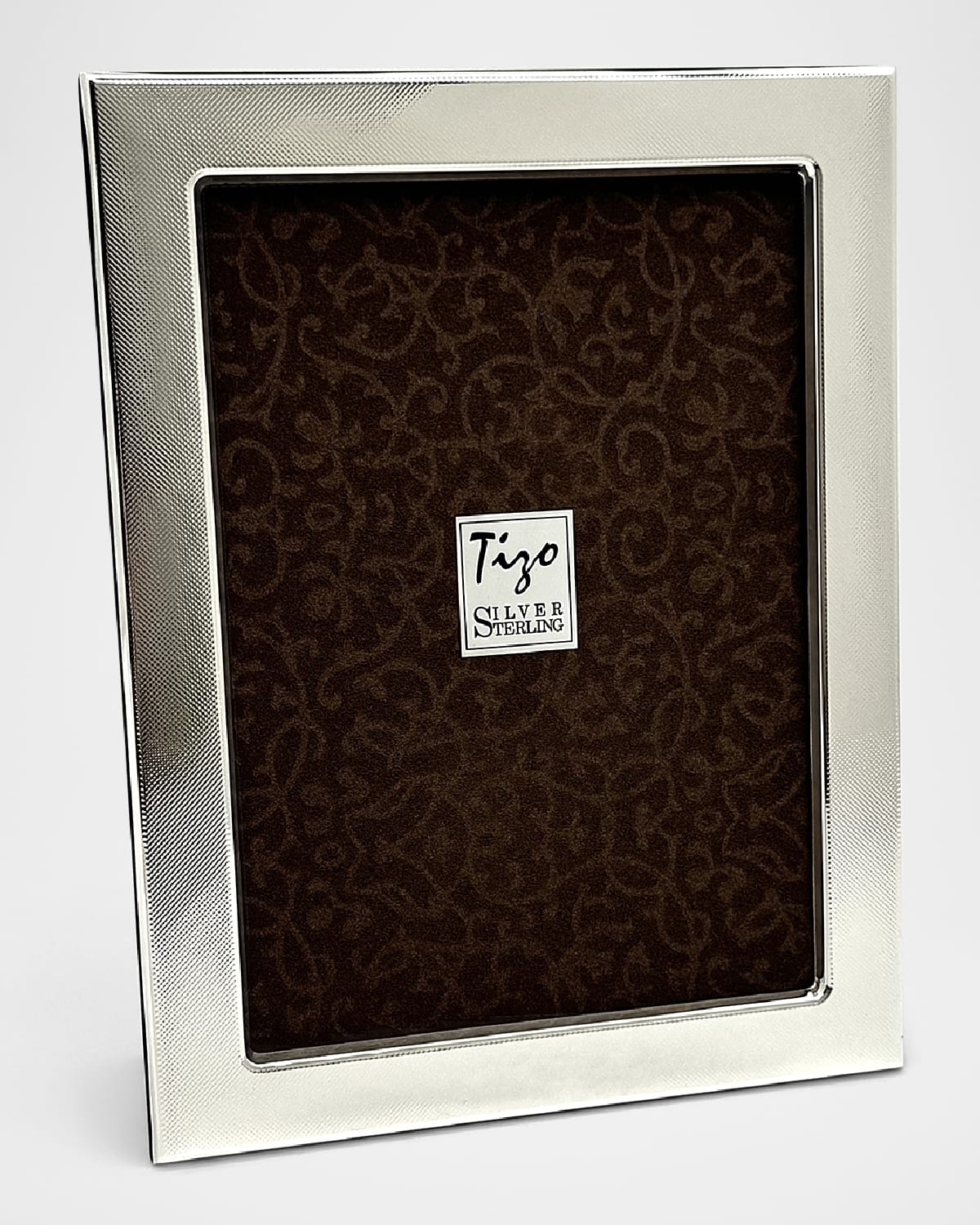 Tizo Sterling Mesh Frame, 4"x 6" In Silver