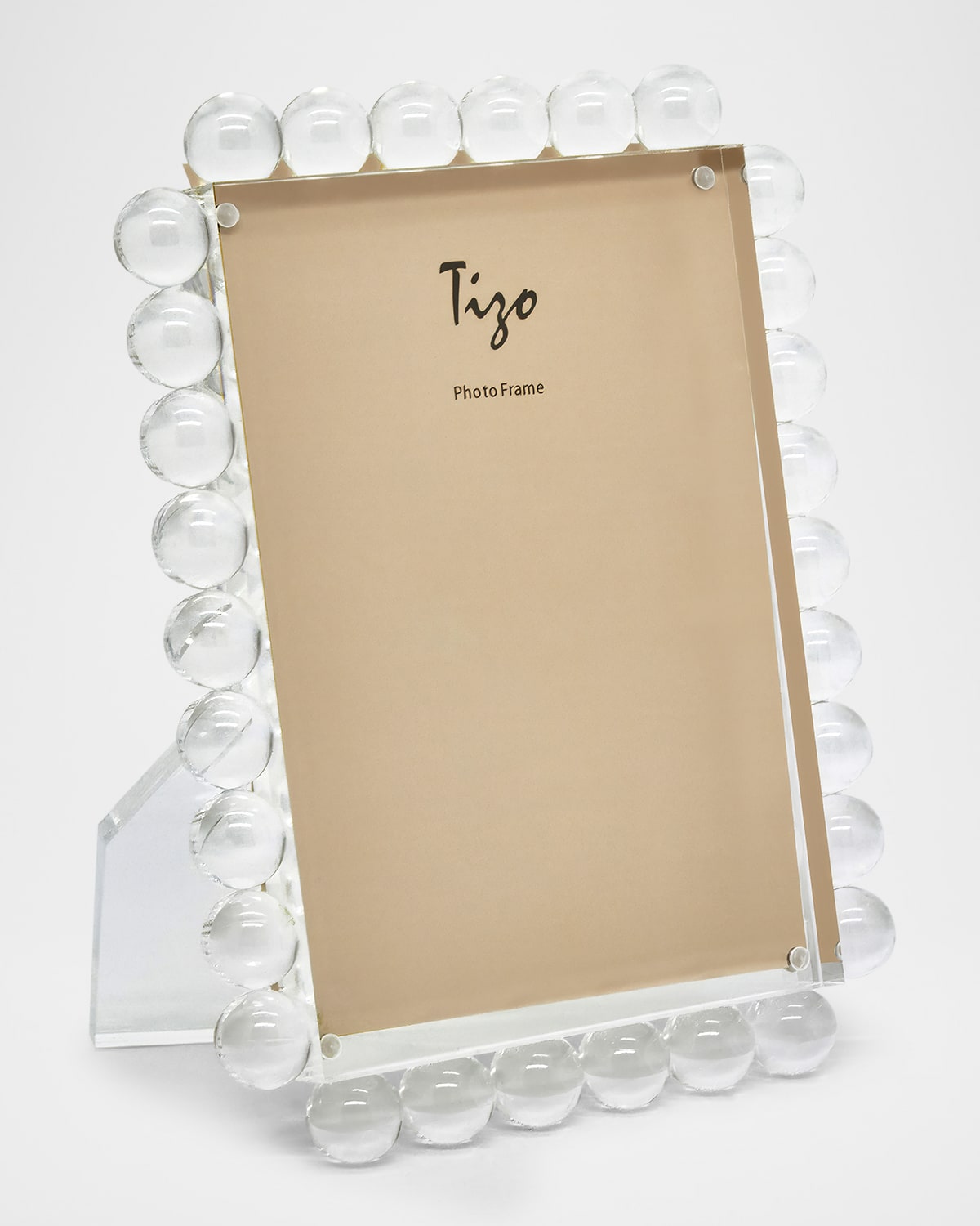 Tizo Lucite Frame With Bubbles, 4 X 6 In Clear