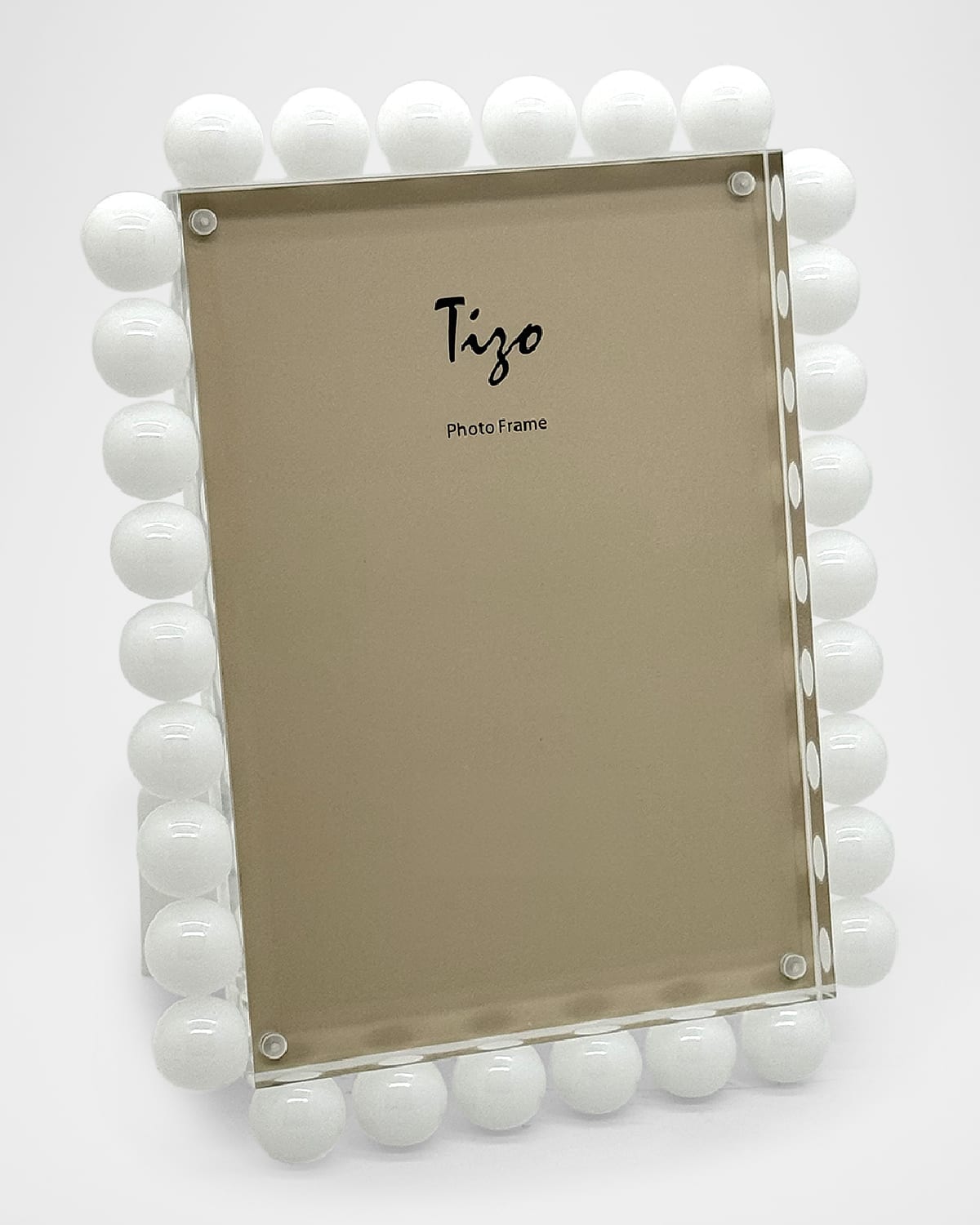 Tizo Lucite Frame With Bubbles, 5 X 7 In White