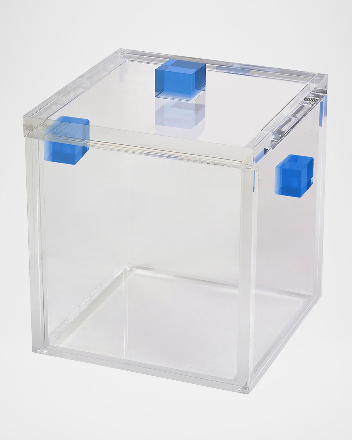 Tizo Lucite Clear Ice Bucket In Blue