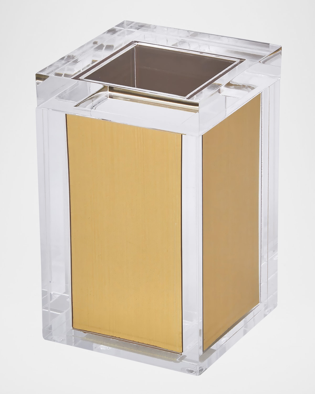Tizo Lucite Canister With Lid In Gold