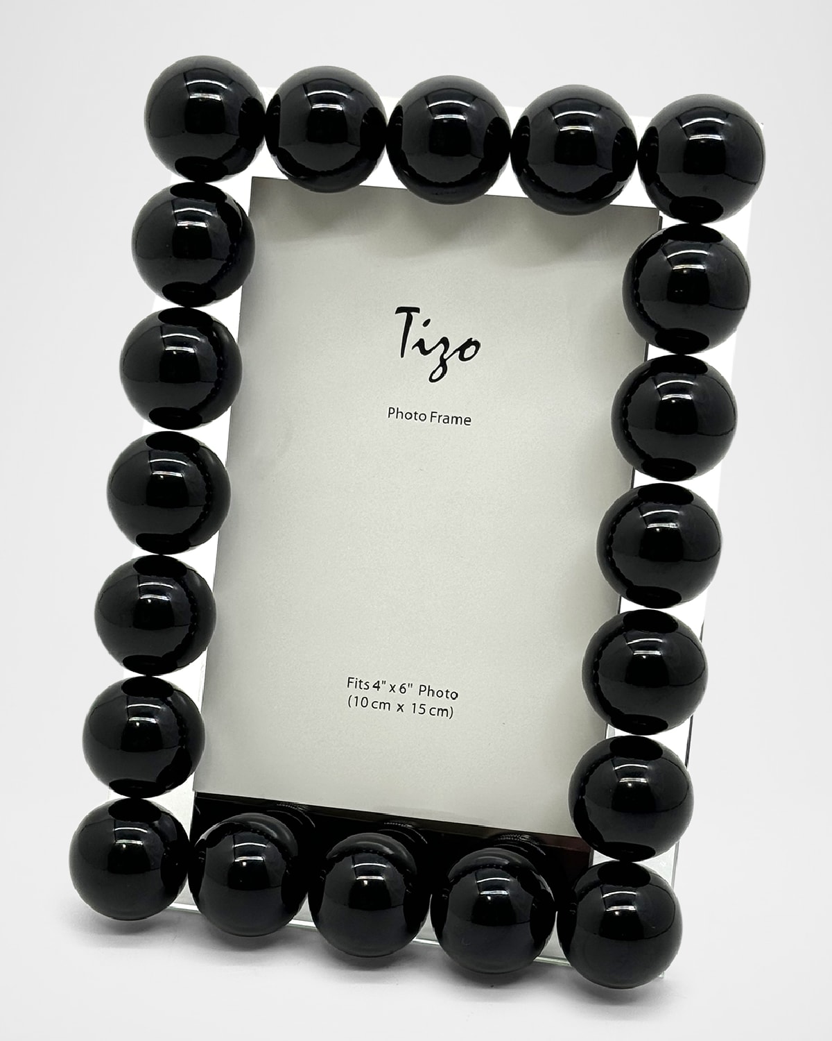 Tizo Black Crystal Balls Glass Frame, 4 X 6