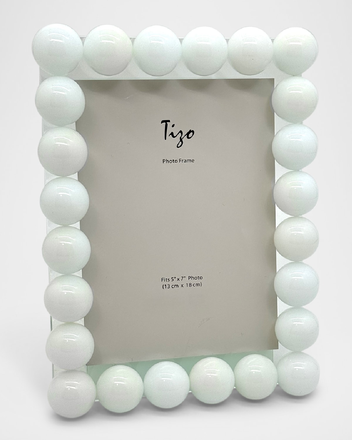Tizo Crystal Bubbles Frame, 5" X 7" In White