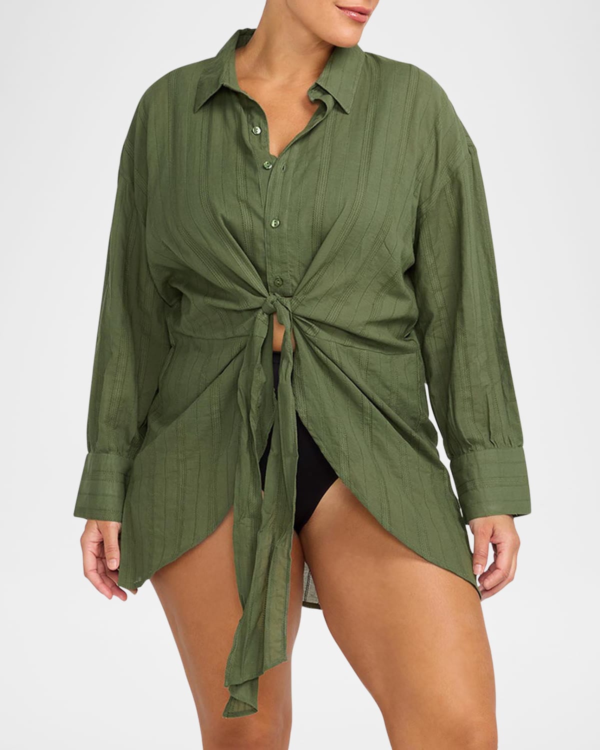 Plus Size Mahler Beach Shirt