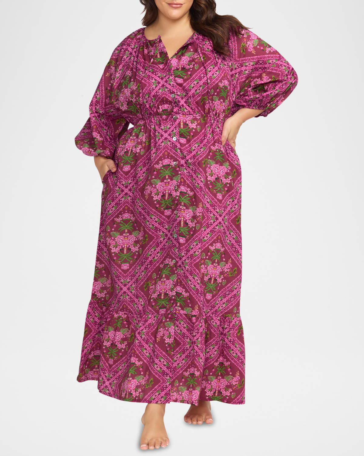 Plus Size Shambala Elgar Maxi Dress