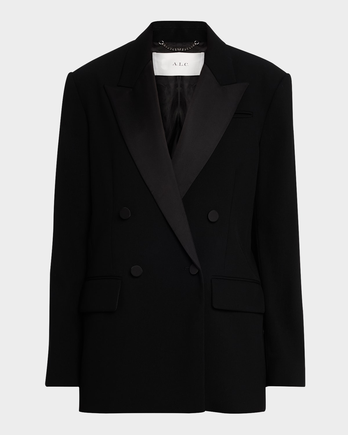 A.l.c Calla Tuxedo Jacket In Blackblac