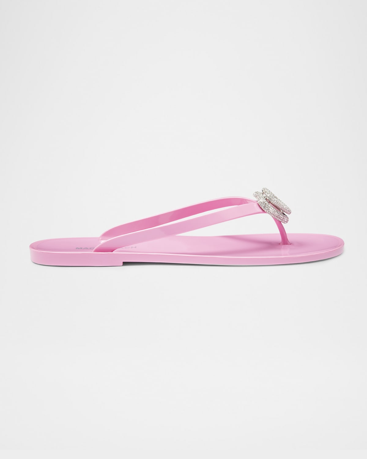 Mach&mach Mach & Mach Women Flip-flop Sandals With Double Heart In Pink
