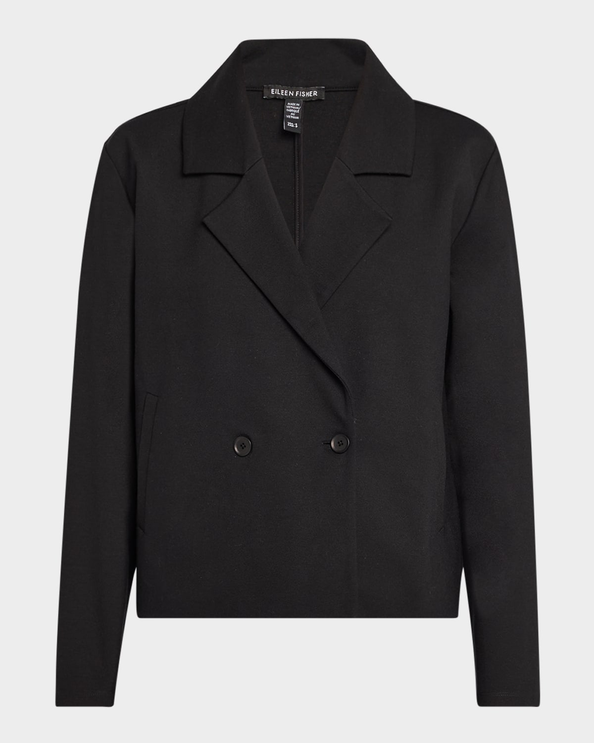 Double-Breasted Flex Ponte Blazer