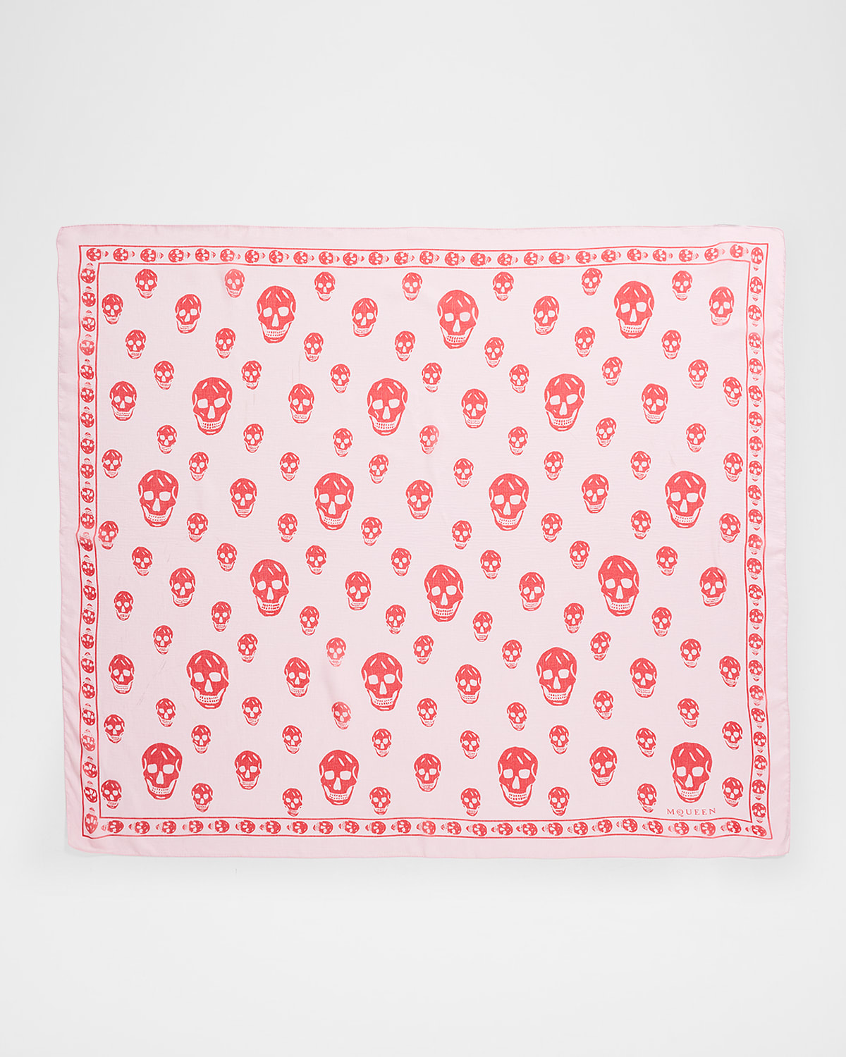 Classic Skull Silk Scarf