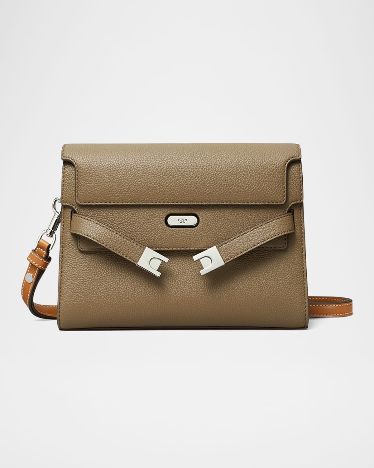 Tory Burch Lee Radziwill Shoulder Bag In Wild Mushroom