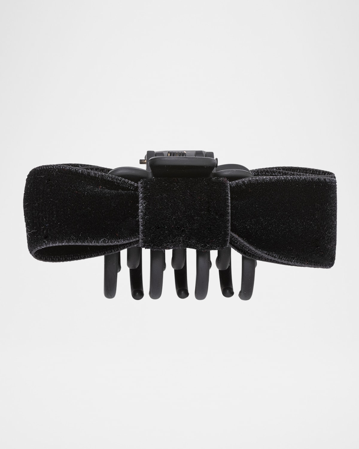 Shop Jennifer Behr Maddy Silk Bow Jaw Clip In Black