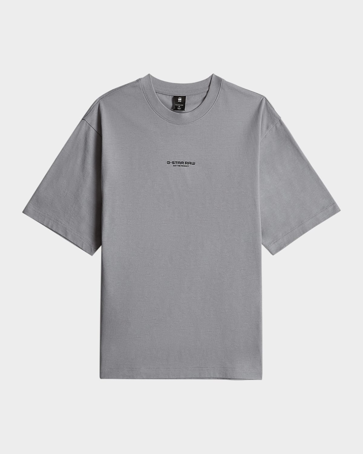 G-star Raw Men's Boxy Logo T-shirt In Sharkskin