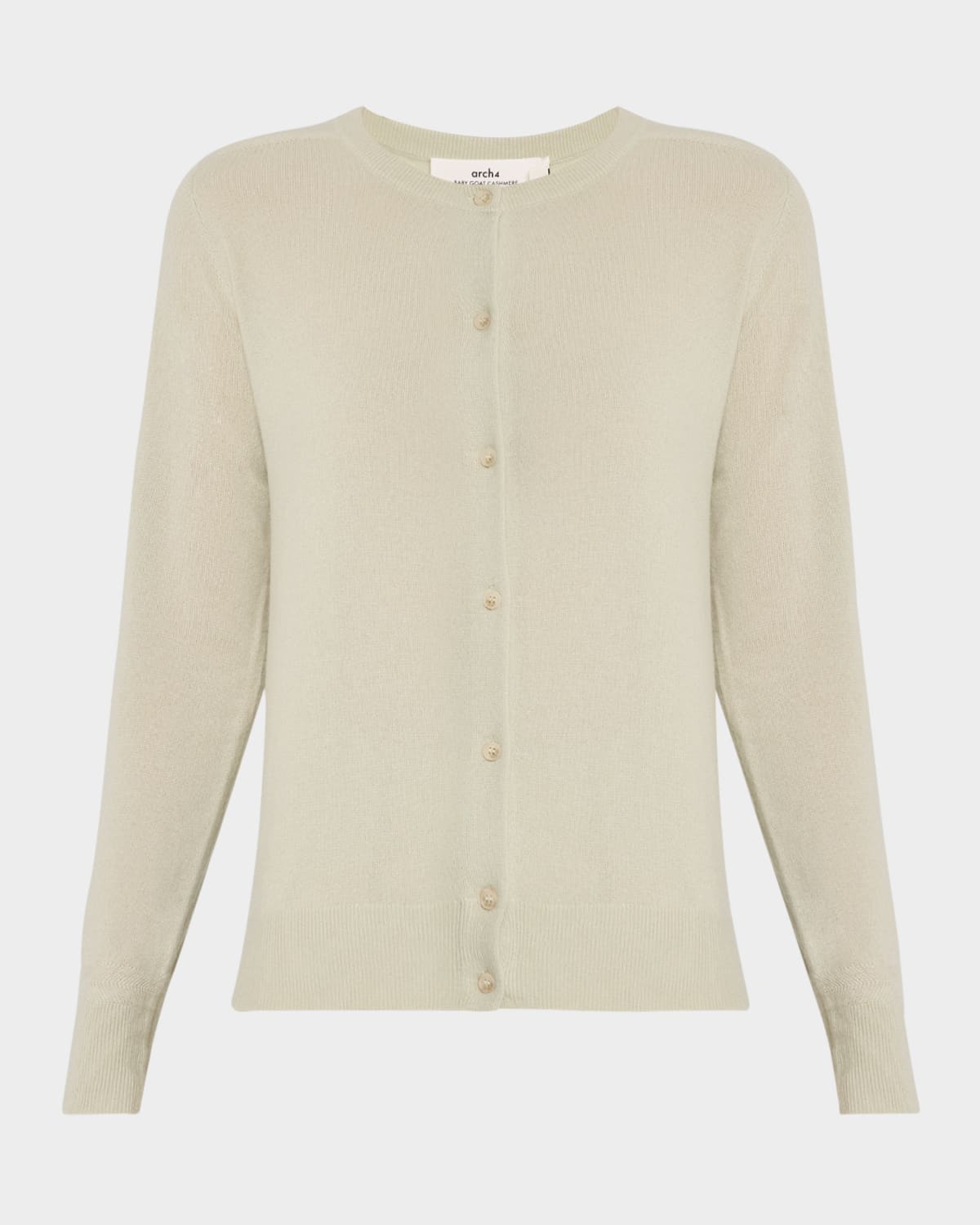 Nappa Cashmere Button-Down Cardigan