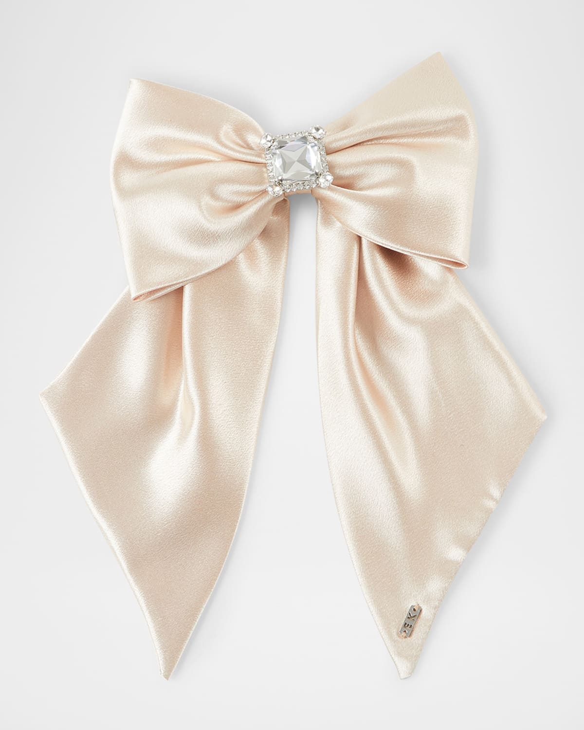 Eugenia Kim Tracy Bow Barrette In Champagne