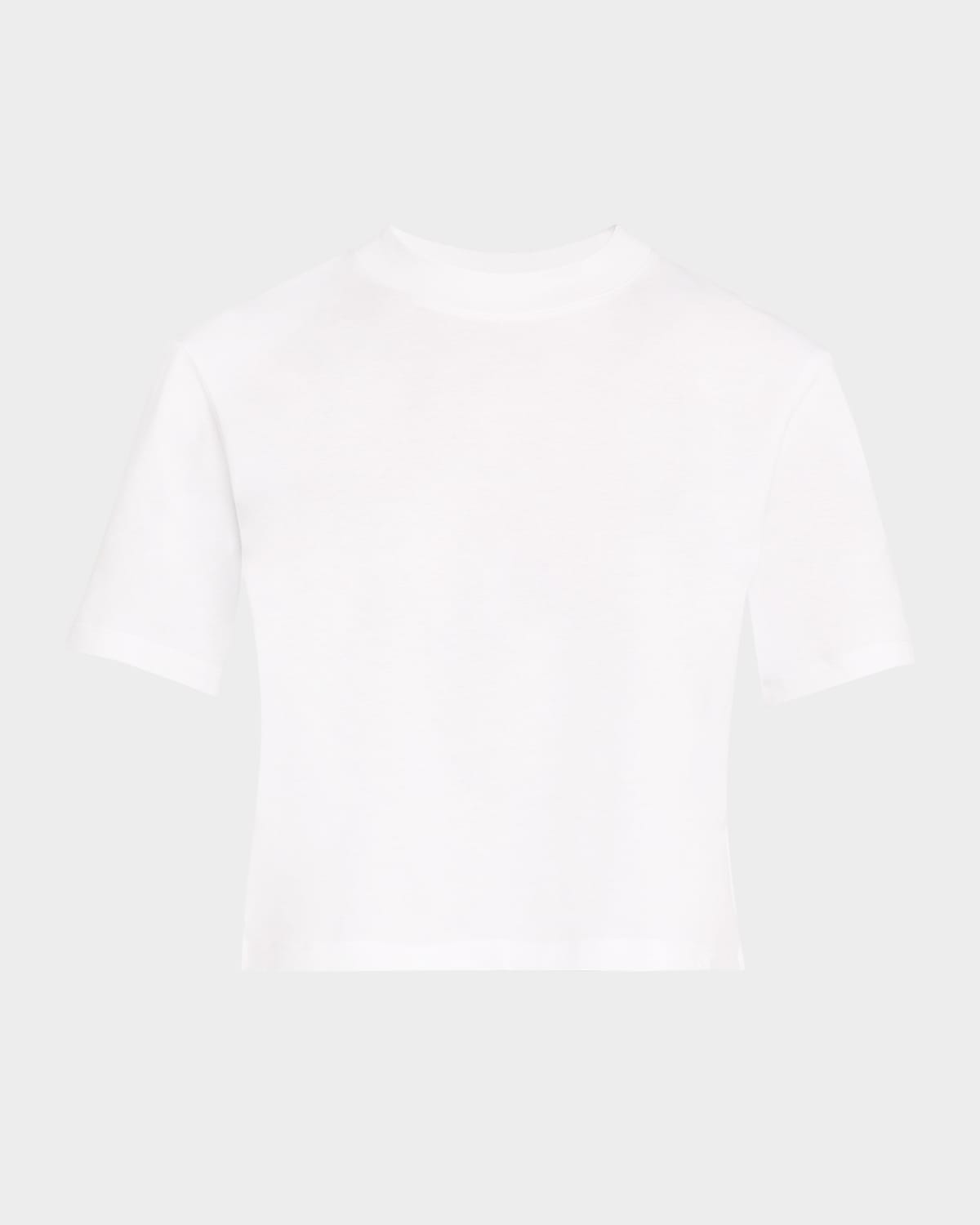 Jersey Short-Sleeve Crop T-Shirt