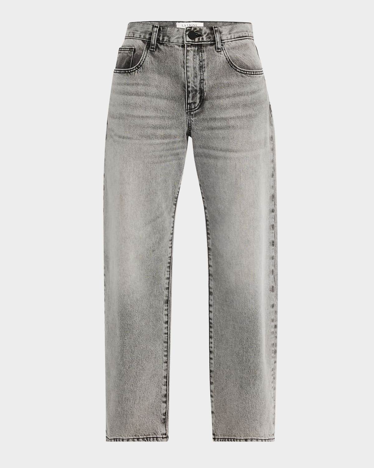 LA LIGNE MARILYN STRAIGHT-LEG JEANS 