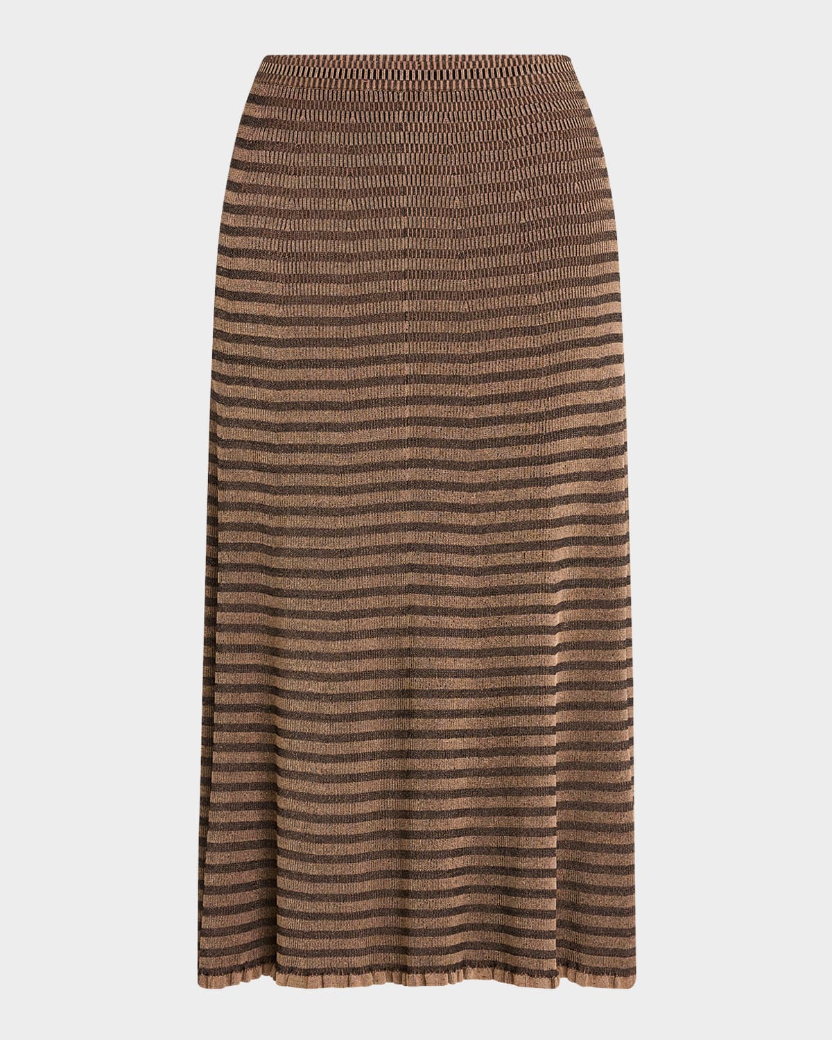 Proenza Schouler White Label Stina Knit Maxi Skirt In Brownblack