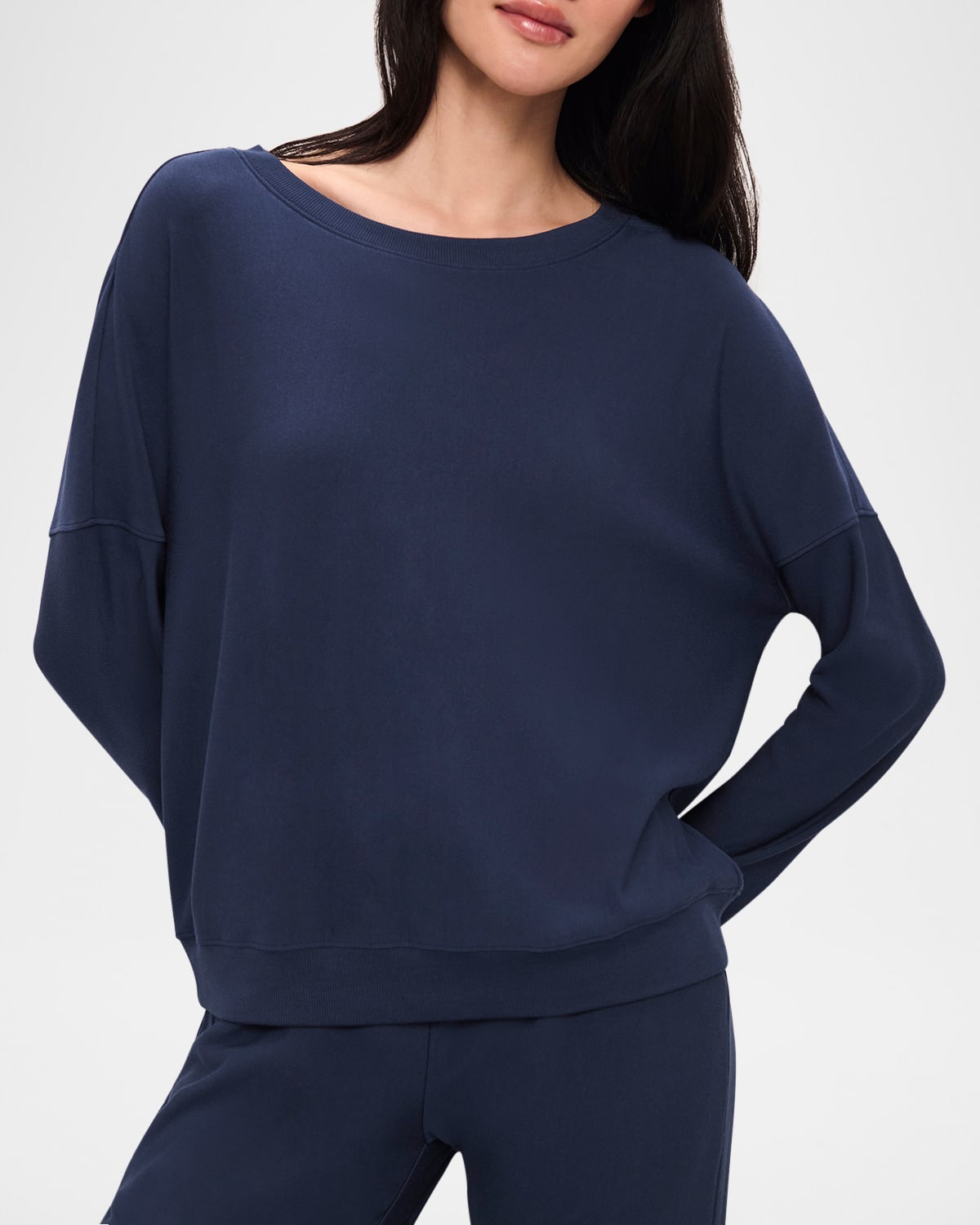 Eberjey Softest Sweats Lounge Pullover In Navy Navy