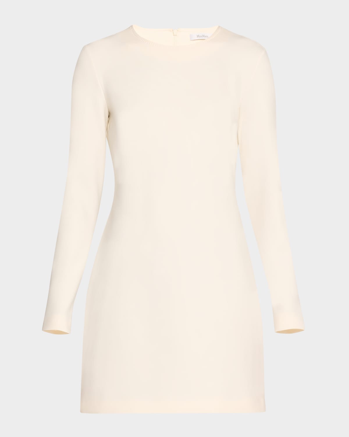 Shop Max Mara Bartolo Mini Dress In White