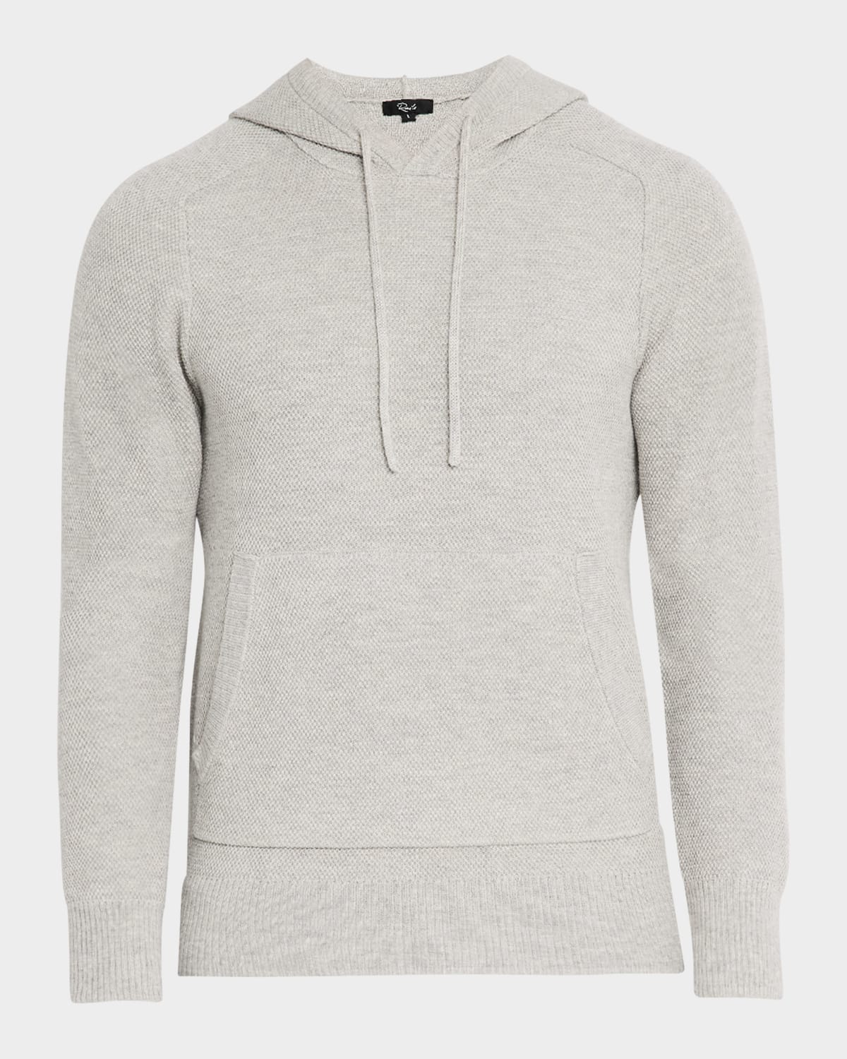 Rails Men's Matador Textured Hoodie In Grey Heather