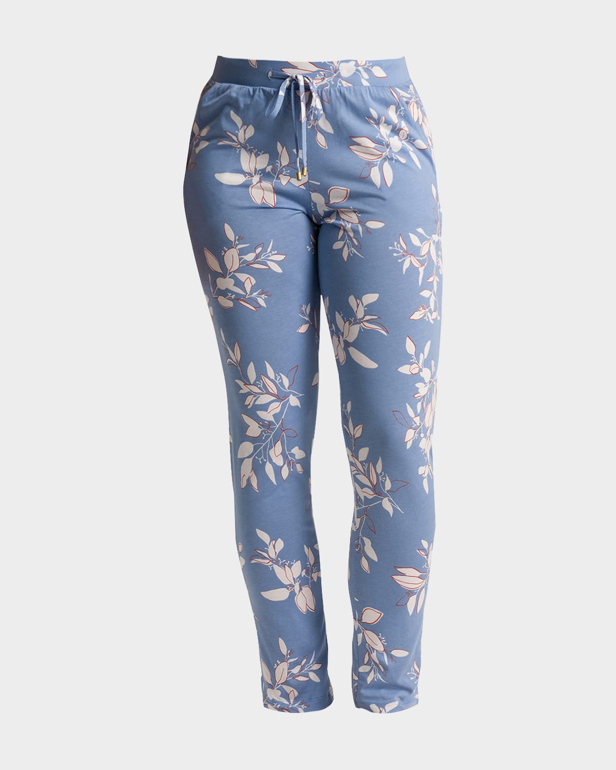 Shop Hanro Botanical-print Lounge Pants In Pearly Flowers