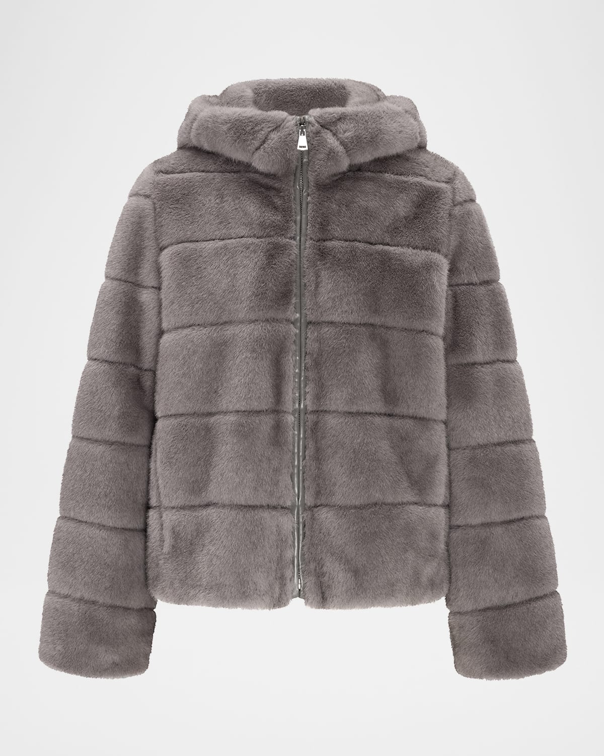 Mink Faux Fur Hooded Jacket