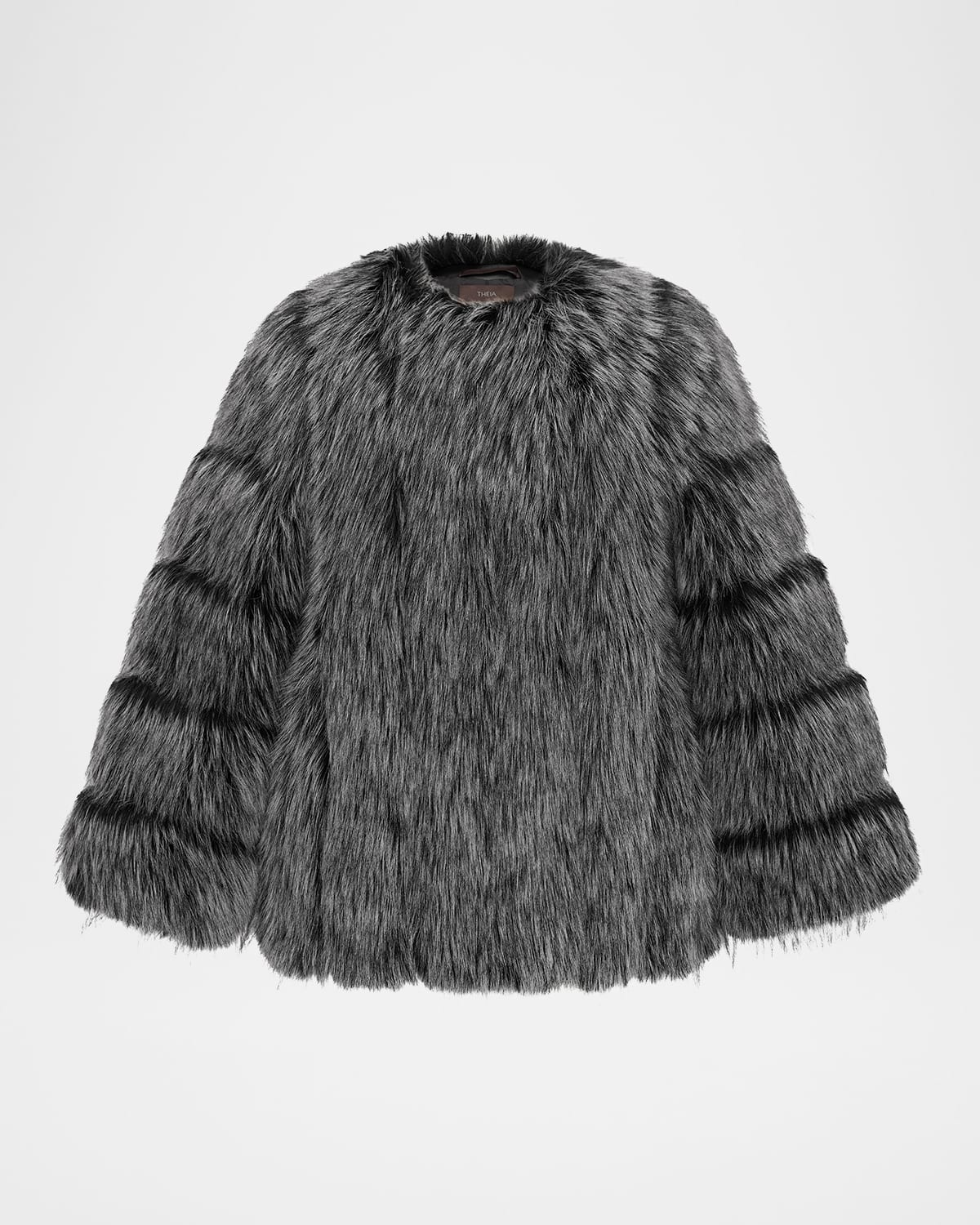 Theia Fox Faux Fur Jacket