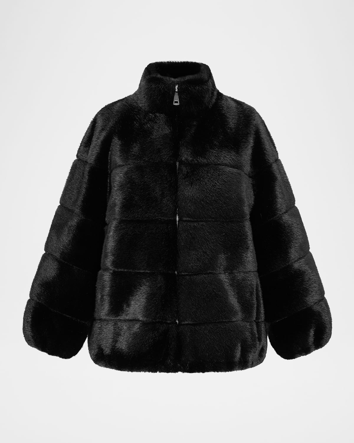 Mink Faux Fur Zip Jacket