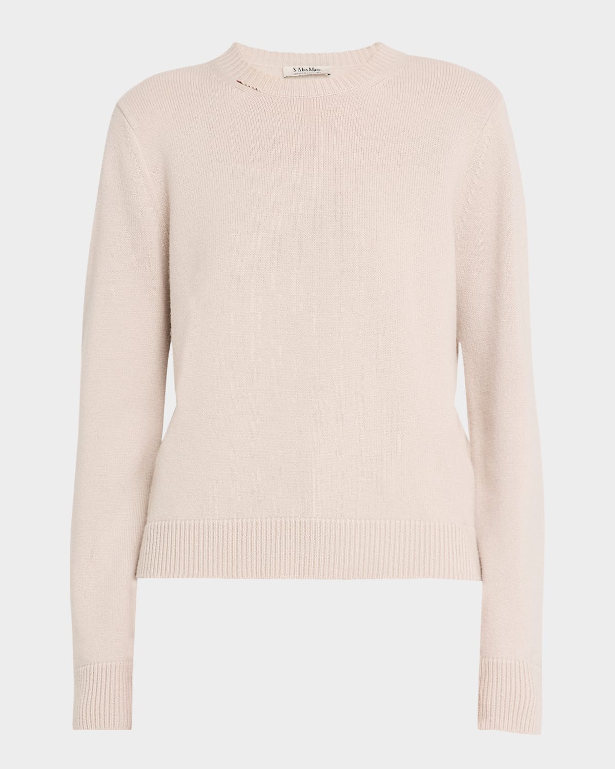 Fedora Logo Elbow-Patch Wool-Cashmere Sweater